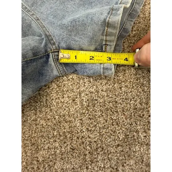 SHEIN Denim Romper Lace Up Back Large - Picture 6 of 6